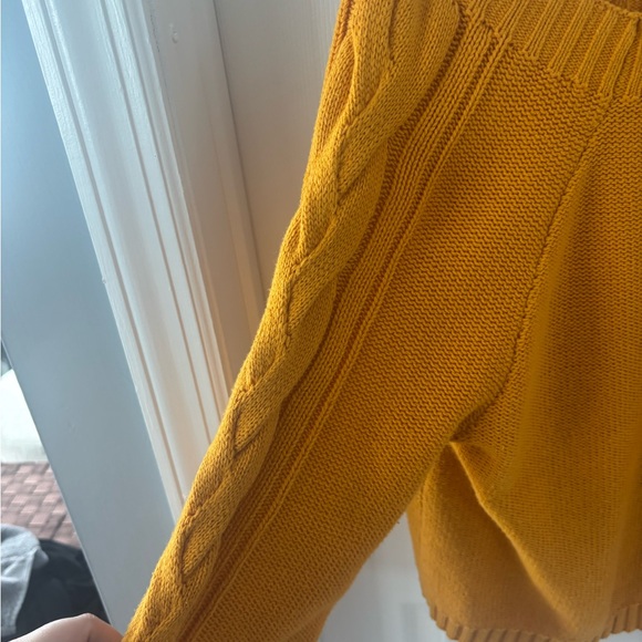 Hollister | Yellow Off the Shoulder Sweater - Picture 2 of 4